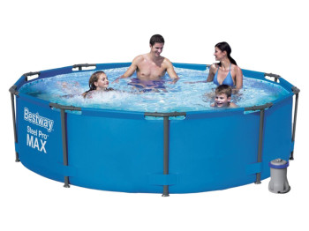 Басейн каркасний круглий Steel Pro MAX. Bestway 56984
