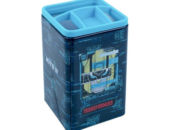 Подставка для ручек квадратная металлическая Transformers, Kite