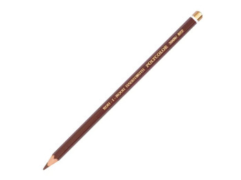 Карандаш художественный POLYCOLOR café noir brown. Koh-i-Noor 3800/822