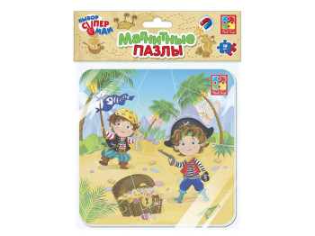 Магнитные пазлы Пираты, Vladi Toys