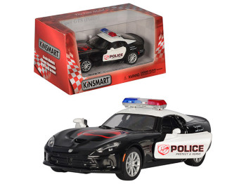 Машинка металлическая инерционная Dodge Viper GTS Police Kinsmart KT5363WP