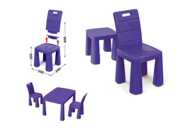 Стульчик-табурет детский. TM Doloni Toys 04690-4. ФИОЛЕТОВЫЙ.