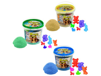 Кинетический песок Magic sand светится в темноте, Strateg