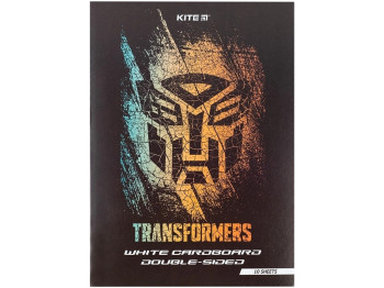 Картон білий Transformers A4, 10 аркушів, Kite