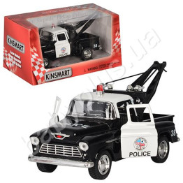 Машинка металева інерційна 1955 CHEVY STEPSIDE PICKUP POLICE. Kinsmart KT 5330 WP УЦІНКА
