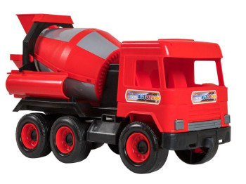 Авто Middle truck бетонозмішувач червоний в коробці. Tigres 39489
