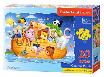 Пазлы Ноев ковчег, 20 элементов, Castorland