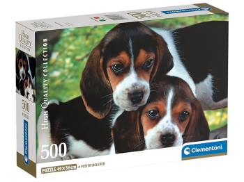 Пазлы Щенки вместе Clementoni, 500 элементов