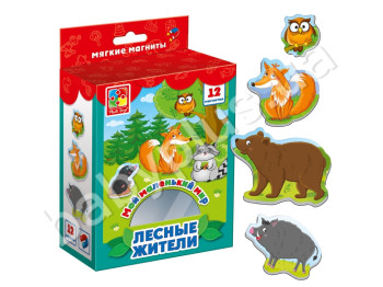 Мягкие магниты Лесные жители, Vladi Toys