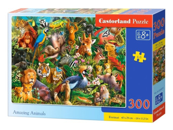 Пазли Дивовижні тварини, 300 елементів, Castorland