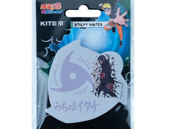 Блок паперу з клейким шаром Naruto 7х7 см, 50 аркушів, Kite