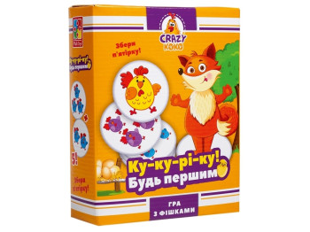 Гра настільна Ку-ку-рі-ку, швидкий підбір комбінацій, Vladi Toys
