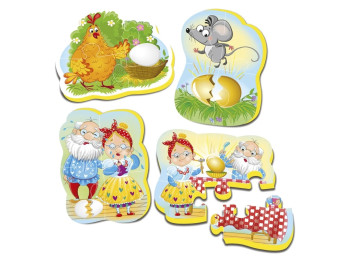 Беби пазлы Курочка ряба, Vladi Toys