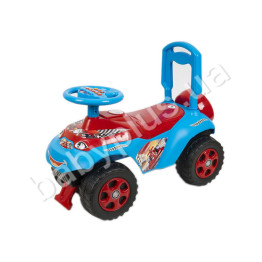 Толокар Автошка. TM Doloni Toys 013117-12. КРАСНО-ГОЛУБОЙ. Рассказывает ПДД и поет на укр.яз.