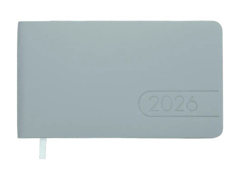 Щотижневик датований Light Morandi 2026, 153×87 мм, 128 сторінок, світло-синій, Buromax