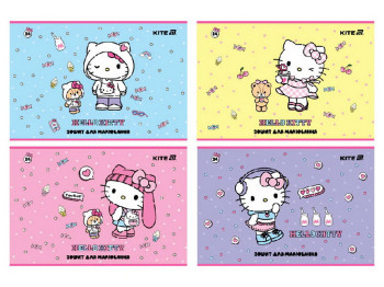 Тетрадь для рисования на 24 листа, Hello Kitty, упаковка 12шт (цена за 1шт)