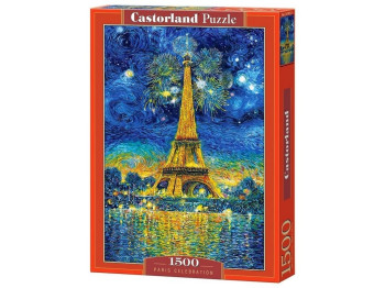 Пазлы Праздник в Париже 1500 элементов, Castorland