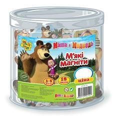 Магнит в банке Маша и медведь ,4820129003012