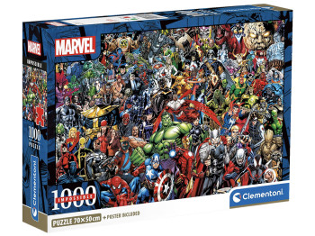 Пазлы Другая вселенная Marvel Clementoni, 1000 элементов
