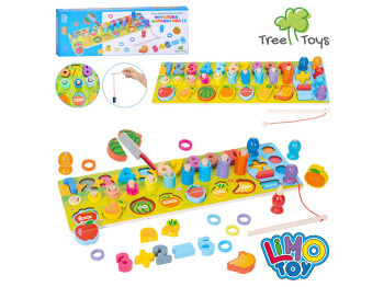 Деревянная игрушка Многофункциональная доска. Tree Toys MD 0854 