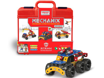 Конструктор металевий машинка Mechanix Advance, 249 деталей, 28 моделей, ZEPHYR