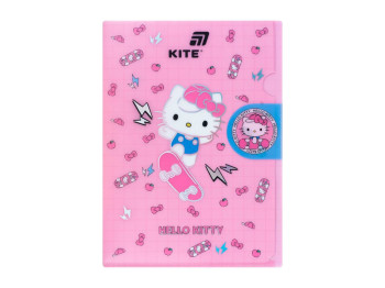 Папка-уголок с клапаном Hello Kitty HK25-248-4, формат A4, полипропилен, Kite