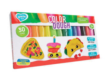 Набір для ліплення з тістом 30 sticks Color Dough. TM LOVIN'DO 41205