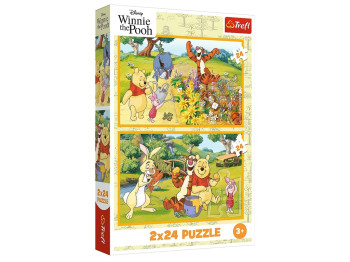 Пазл Trefl Disney Winnie The Pooh День у саду, 48 деталей