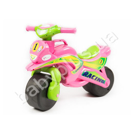 Мотобайк Спорт. TM Doloni Toys 0139-3. РОЗОВО-САЛАТОВЫЙ. Свет фар, звуковые эффекты.