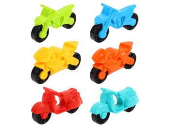 Мотоцикл игрушечный Moto Mini 1843, 9 см, движущиеся колеса, Технок