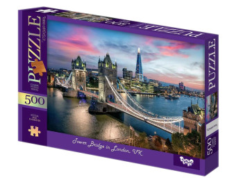 Пазлы Tower Bridge in London, UK, 500 элементов, Danko Toys