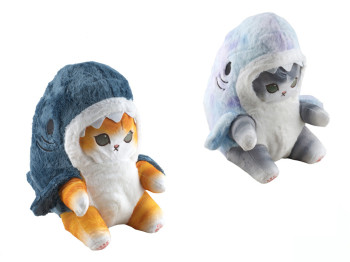 Мягкая игрушка Кот Акула 25 см.