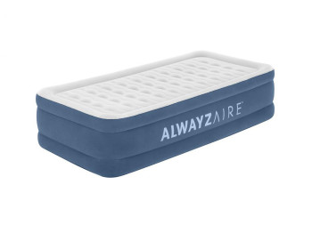 Велюр ліжко з вбудованим подвійним насосом Twin. Bestway 6713P