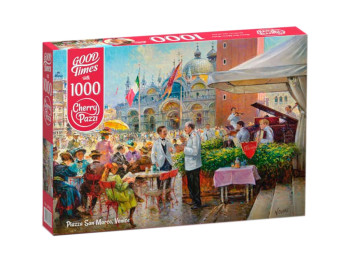 Пазли Площа Святого Марка у Венеції, 1000 елементів, Cherry Pazzi 30653