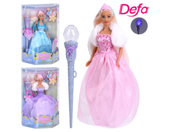 Лялька музична Defa Lucy 8003, 29 см, світиться та співає