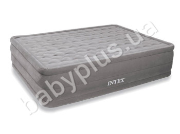 Велюр кровать со встроенным электронасосом 220В Intex 66958