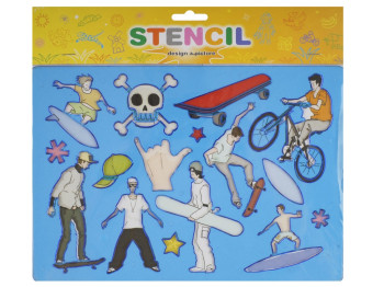 Трафарет для творчості STENSIL 26.5x18.5 см. AIHAO CS3020-12