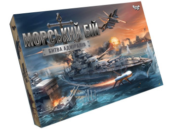 Настільна гра "Морський бій Битва адміралів", 3+, Danko Toys
