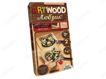 Набор творчества ARTWOOD Подставки под чашки мини, Danko Toys