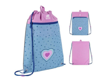 Сумка для взуття зі шнурками Lovely K25-601M-15, 46×33 см, затяжка шнурком, Kite