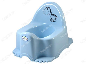 Горшок з музикою блакитний ЕСО Динозавр. Tega Baby PO-056-135