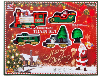 Різдвяний паровоз з музикою Merry Christmas 90 см, 9126-003