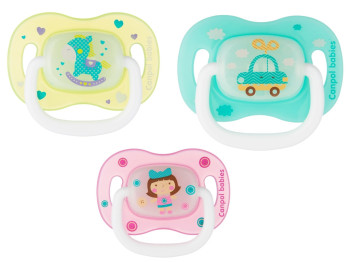 Пустушка силіконова симетрична Toys, 6-18 міс, 23/292, Canpol Babies