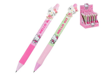 Ручка шариковая автоматическая Kite Hello Kitty HK26-393, синяя, 2 вида, цена за 1 шт