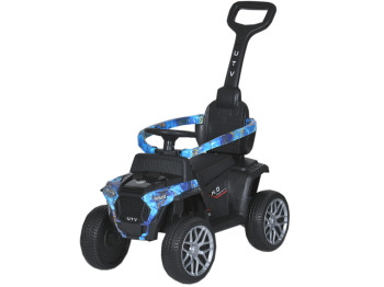 Каталка-толокар із батьківською ручкою 2в1. Bambi Racer M 5732EBLR-4