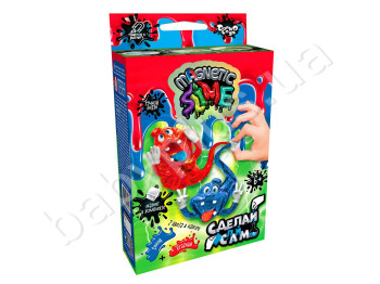 Набор для создыния лизуна Crazy Slime Magnetic мини. DankoToys рус (Повреждена коробка)