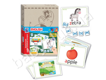Дидактический материал на магнитах, English, Vladi Toys
