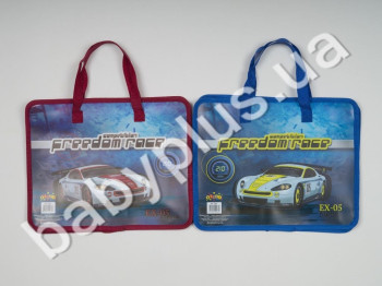 Папка пластикова з текстильними ручками KIDIS, COMPETITION