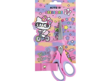 Ножницы детские Hello Kitty, 16,5 см, розовые, с резиновыми вставками, Kite