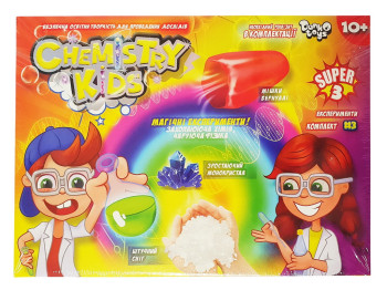 Безопасный образовательный набор для проведения опытов CHEMISTRY KIDS, Danko Toys